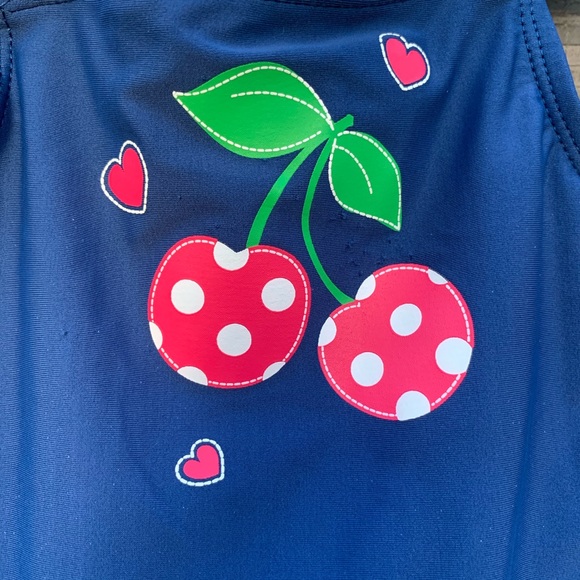 Cherry ruffle swimsuit - Picture 2 of 5